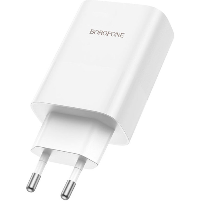 Зарядний пристрій BOROFONE BN10 Sunlight 1xUSB-C, 1xUSB-A, PD65W, QC3.0 22.5W White