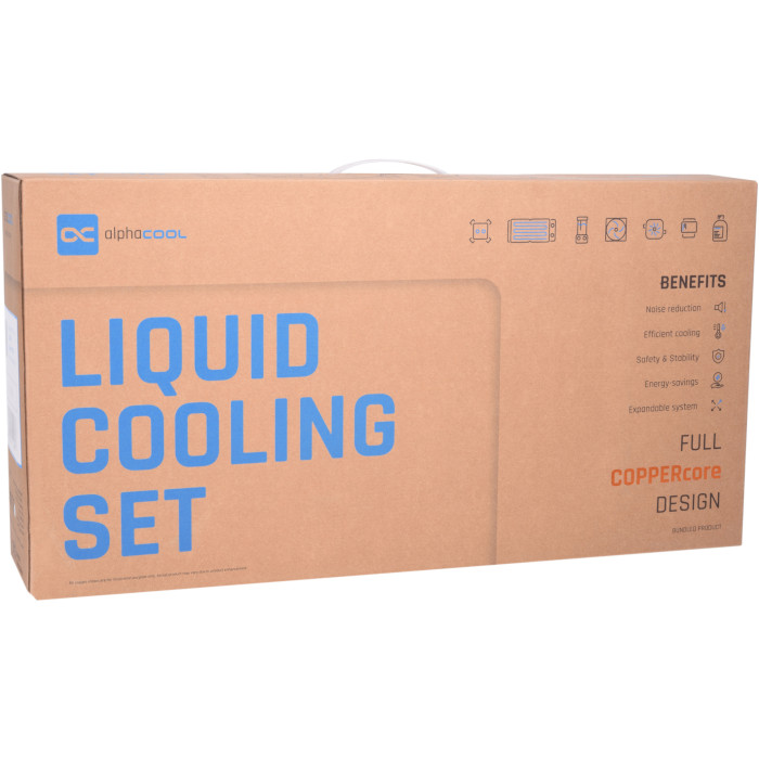 Комплект для самостійної збірки СВО ALPHACOOL Core Storm 420mm ST30 water cooling Set (11988)