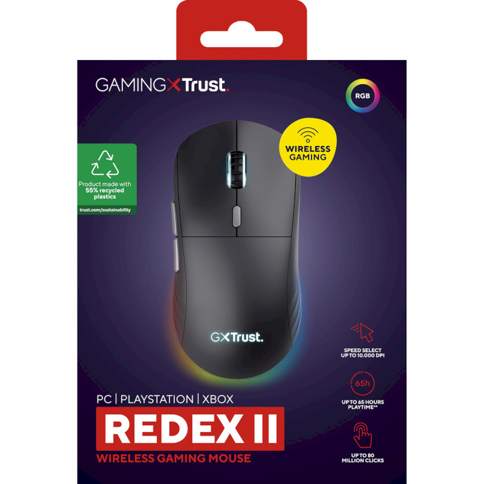 Миша ігрова TRUST Gaming GXT 926 Redex II Black (25126)