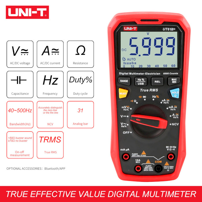 Мультиметр UNI-T UT61B+