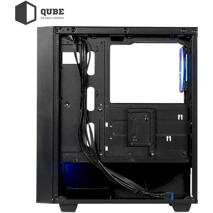 Корпус QUBE Geryon RGB Black (QBGERYON_FFBNU3)