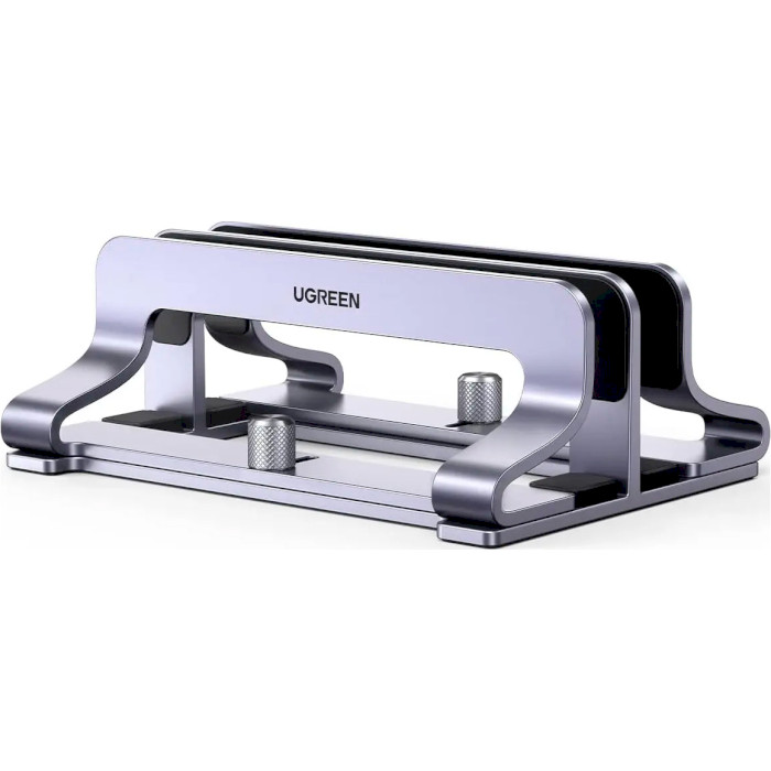 Підставка для ноутбука UGREEN LP258 Vertical Laptop Stand Dual-Slot Silver (60643)