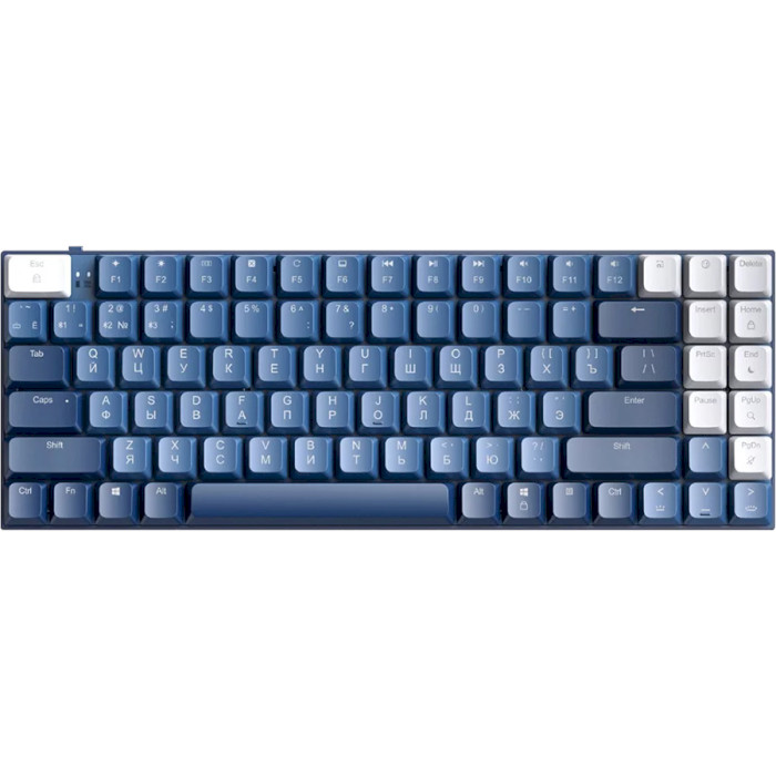 Клавіатура бездротова UGREEN KU102 Slim EN/RU Blue (15228)