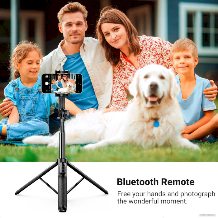 Монопод-трипод UGREEN LP586 Selfie Stick Tripod with Bluetooth Remote (15062)