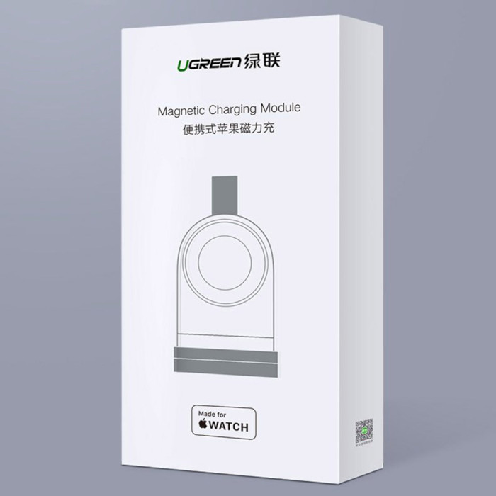 Бездротовий зарядний пристрій UGREEN CD144 Magnetic Charging Module for Apple Watch USB-A (50944)