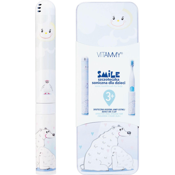 Електрична дитяча зубна щітка VITAMMY Smile White Bear