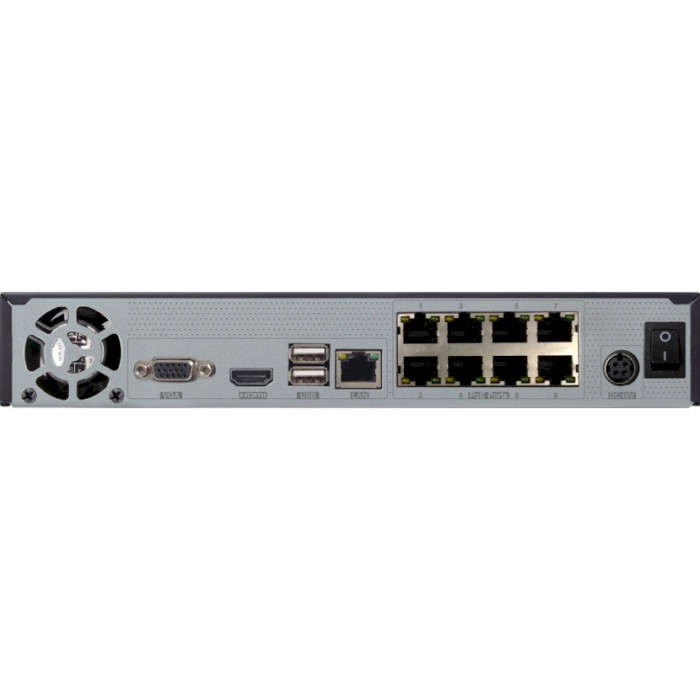 Відеореєстратор мережевий 8-канальний PROVISION-ISR NVR5-8200PXN(MM)