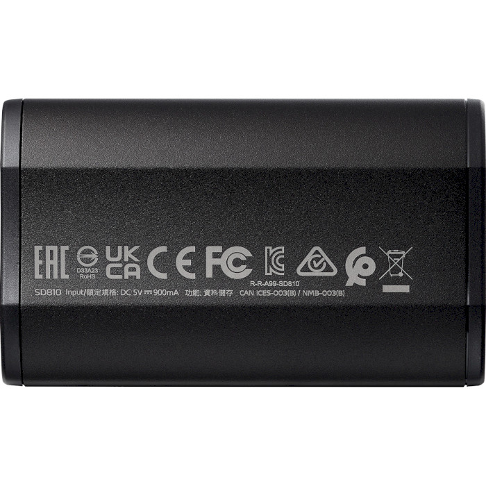 Портативний SSD диск ADATA SD810 500GB USB3.2 Gen2x2 Black (SD810-500G-CBK)