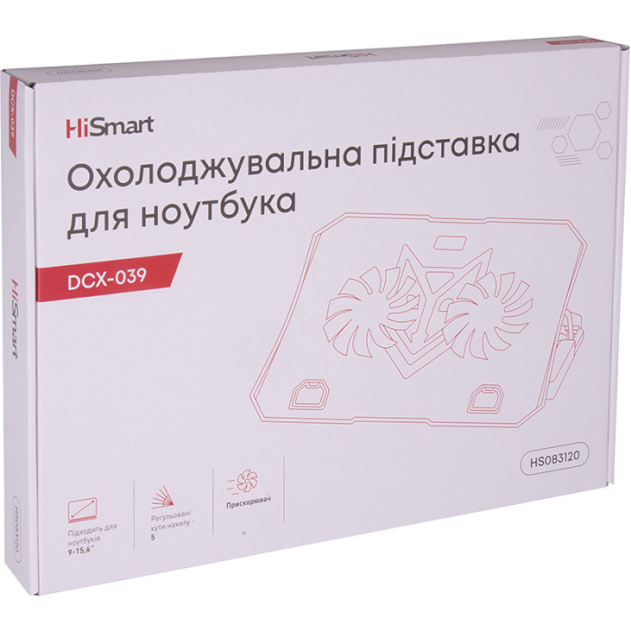Подставка для ноутбука HISMART DCX-039 Black (HS083120)