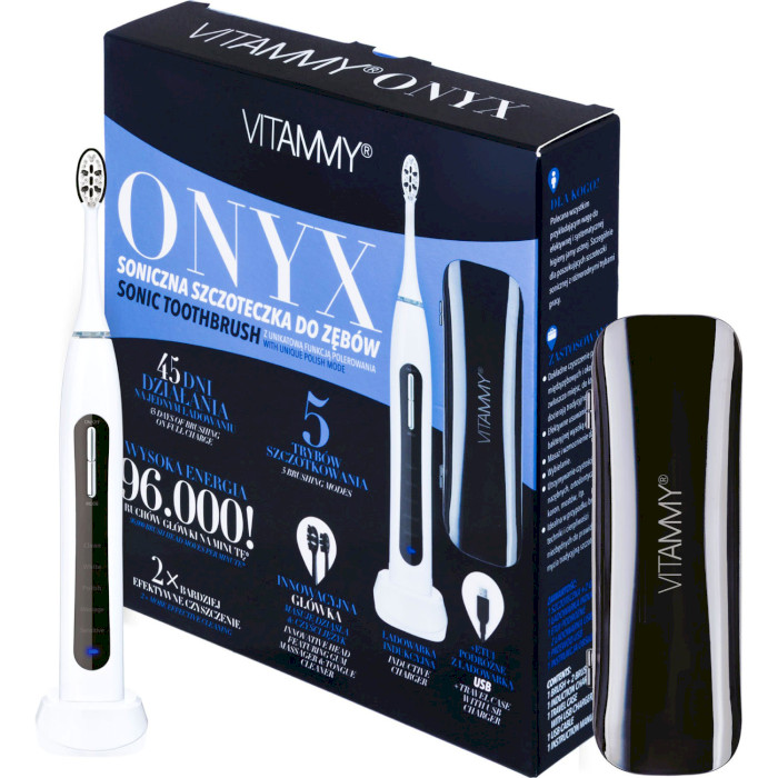 Электрическая зубная щётка VITAMMY Onyx