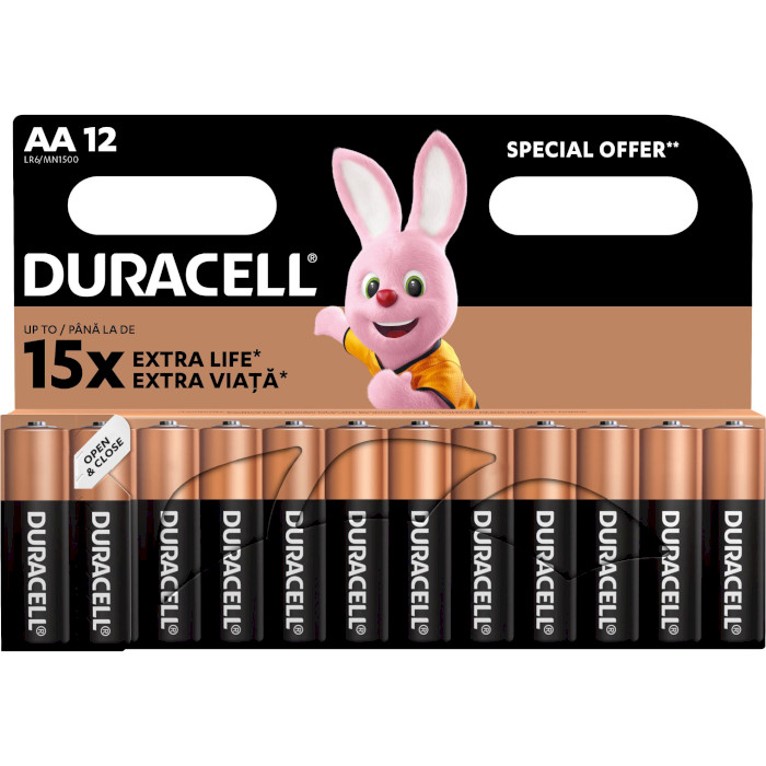 Батарейка DURACELL Basic AA 12шт/уп (81545412)