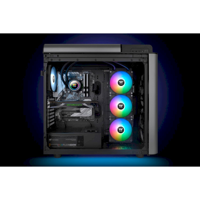 Система водяного охлаждения THERMALTAKE TH420 V2 ARGB Sync AIO Black (CL-W376-PL14SW-A)