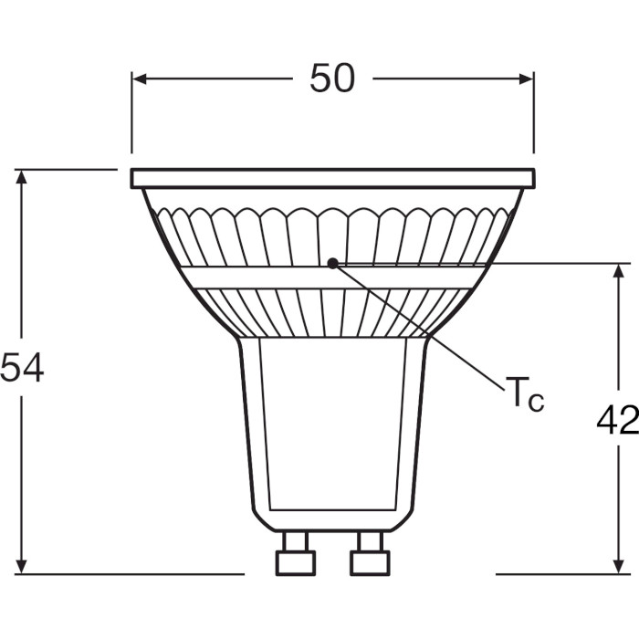 Лампочка LED OSRAM LED Superstar PAR16 GU10 4.5W 2700K 12V (4058075797888)