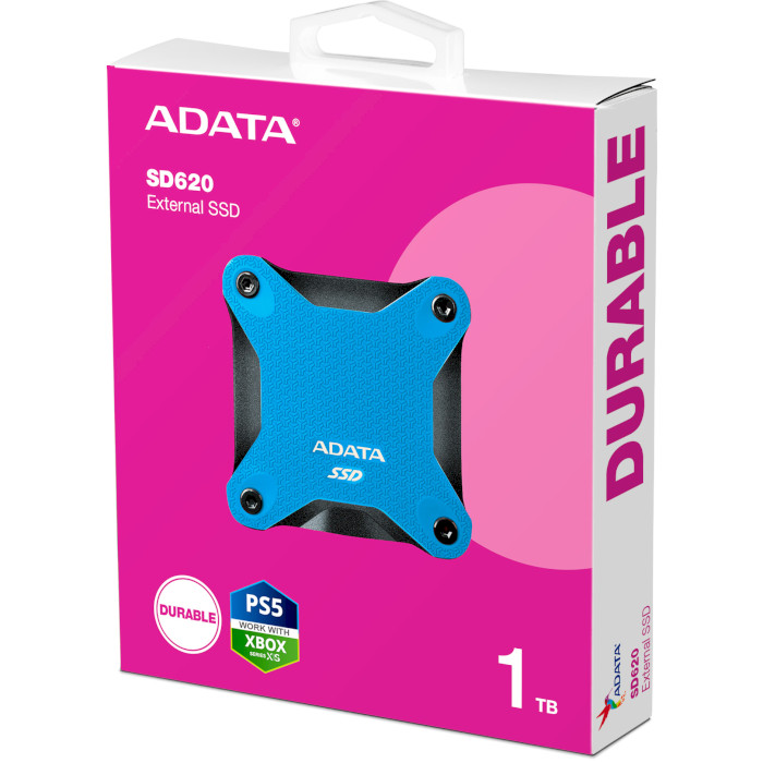 Портативный SSD диск ADATA SD620 1TB USB3.2 Gen2 Blue (SD620-1TCBL)