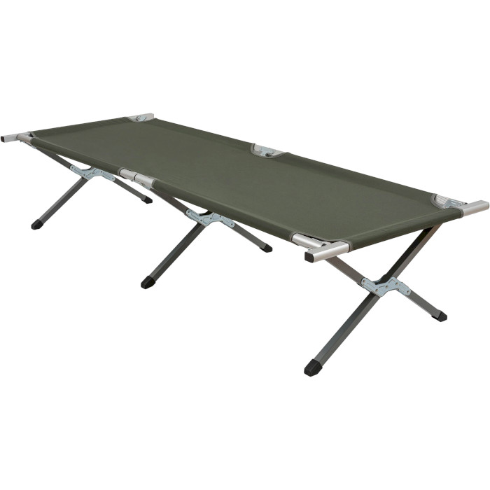 Кемпинговая раскладушка HIGHLANDER Aluminium Camping Bed Green (FUR041-GN)