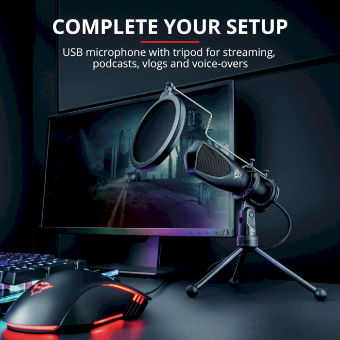 Микрофон для стриминга/подкастов TRUST Gaming GXT 232 Mantis (22656)