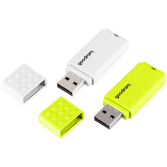 Набор из 2 флэшек GOODRAM UME3 Mix USB3.2 64GB Black/Red/White/Yellow (UME3-0640MXR11-2P)