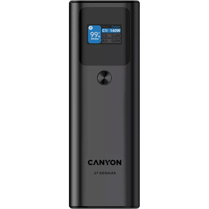 Повербанк CANYON CNE-CPB2010 27000mAh Dark Gray