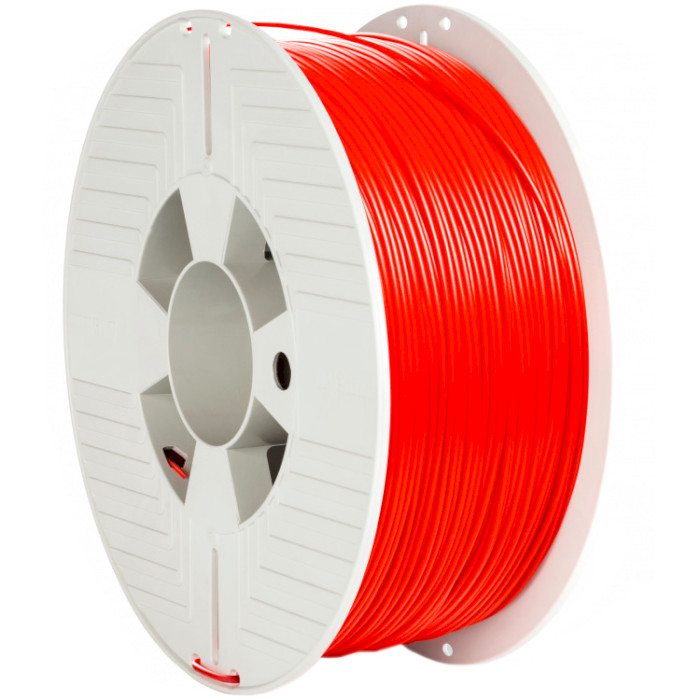 Пластик (філамент) для 3D принтера VERBATIM PETG 1.75mm, 1кг, Red (55053)