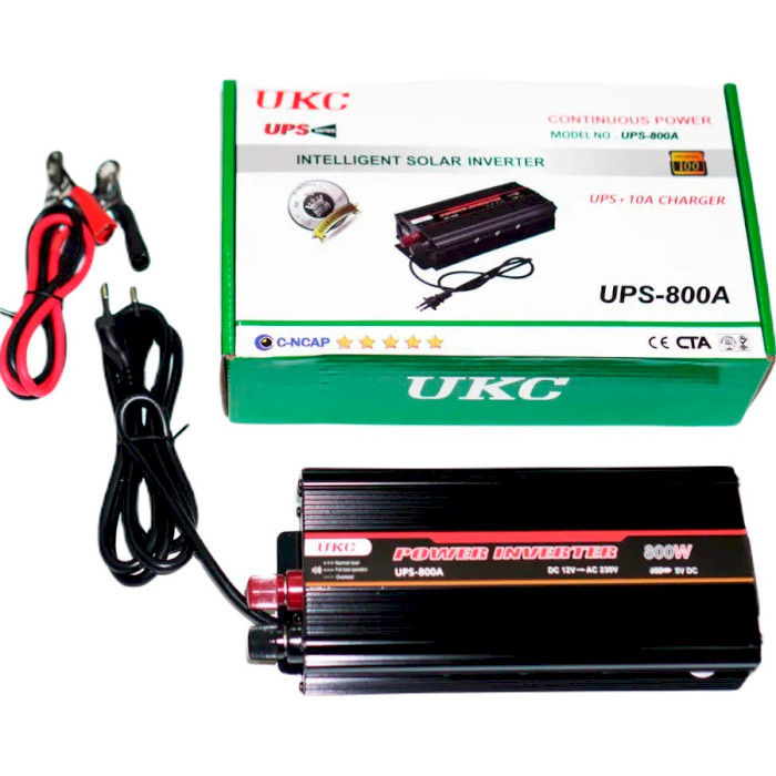 Инвертор напряжения UKC UPS-800A 12V/220V 800W