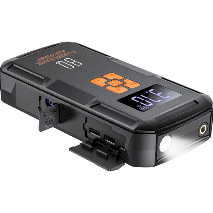 Портативний пускозарядний пристрій HOCO QS2 Land Portable Smart Jump Starter & Air Pump 8000mAh