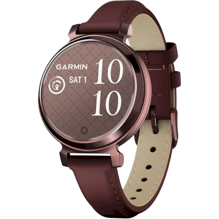 Смарт-годинник GARMIN Lily 2 Classic Dark Bronze with Mulberry Leather Band (010-02839-03/61)