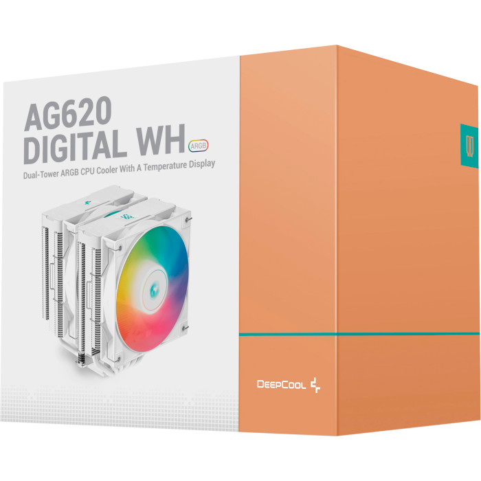 Кулер для процесора DEEPCOOL AG620 Digital WH ARGB (R-AG620-WHADMN-G-2)