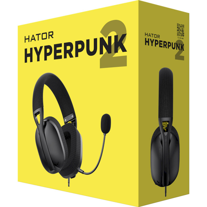 Наушники геймерские HATOR Hyperpunk 2 Black (HTA-815)