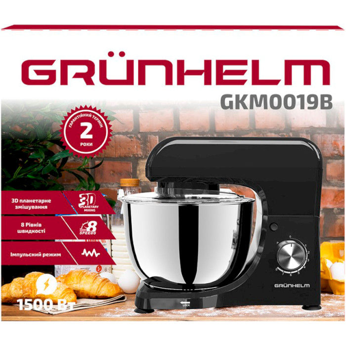 Планетарный миксер GRUNHELM GKM0019B