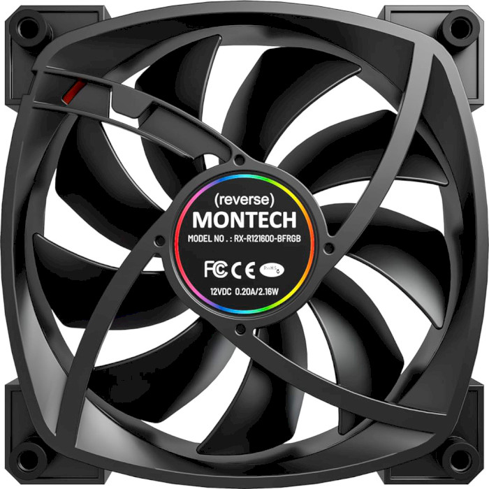 Вентилятор MONTECH RX120 PWM Black
