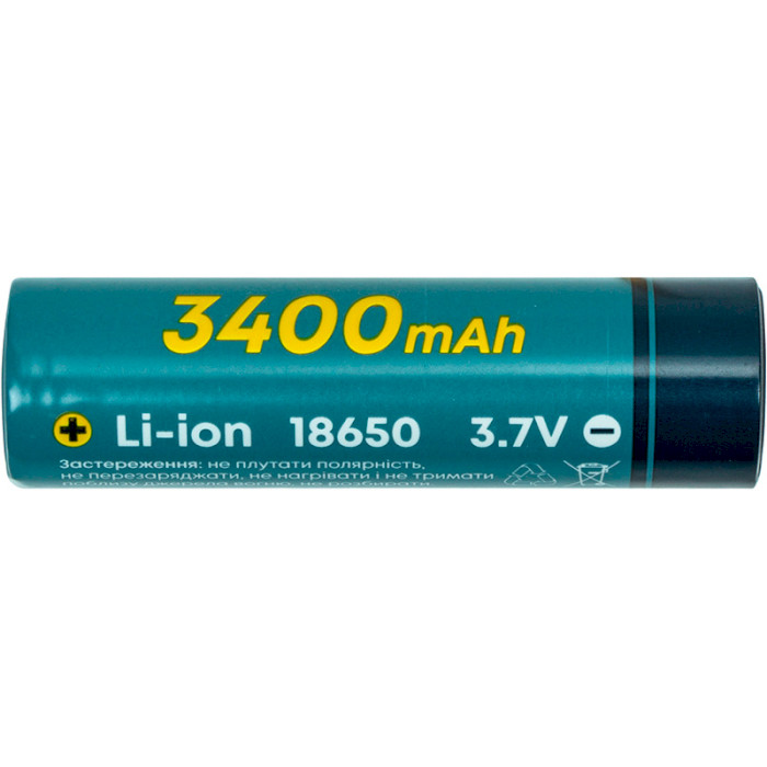 Аккумулятор POWERPLANT 18650 3400mAh 3.7V FlatTop