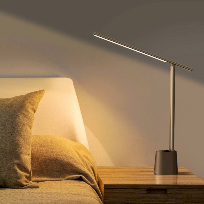 Лампа настільна BASEUS Smart Eye Series Rechargeable Folding Reading Desk Lamp Dark Gray (DGZG-0G)
