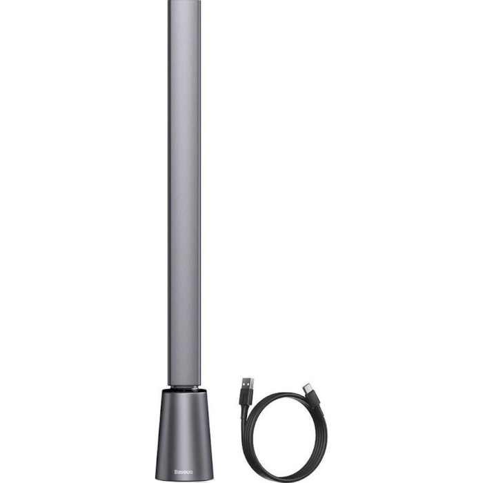 Лампа настольная BASEUS Smart Eye Series Rechargeable Folding Reading Desk Lamp Dark Gray (DGZG-0G)