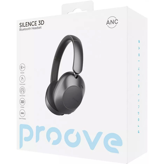 Навушники PROOVE Silince 3D Dark Gray