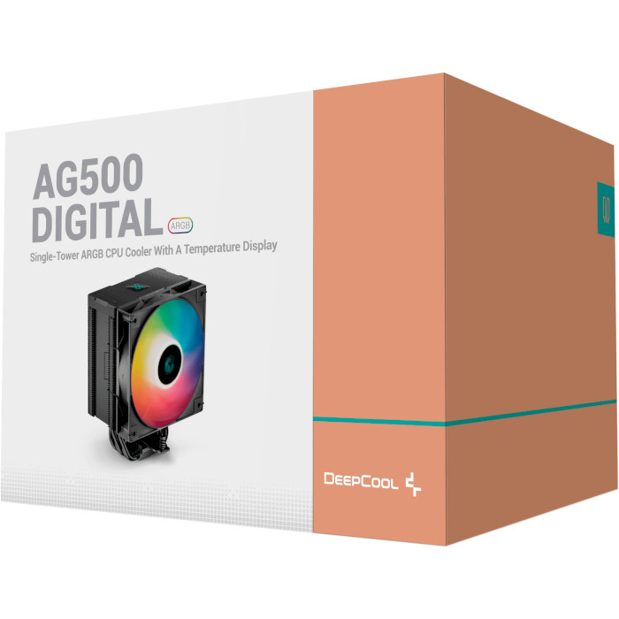 Кулер для процесора DEEPCOOL AG500 Digital ARGB (R-AG500-BKADMN-G-1)