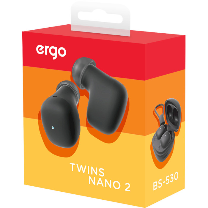 Навушники ERGO BS-530 Twins Nano 2 Black