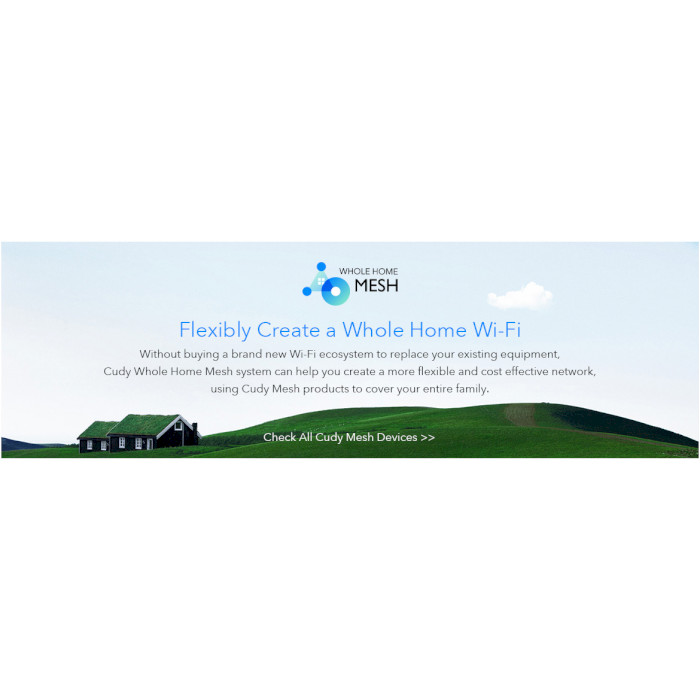 Wi-Fi Mesh роутер CUDY WR3000