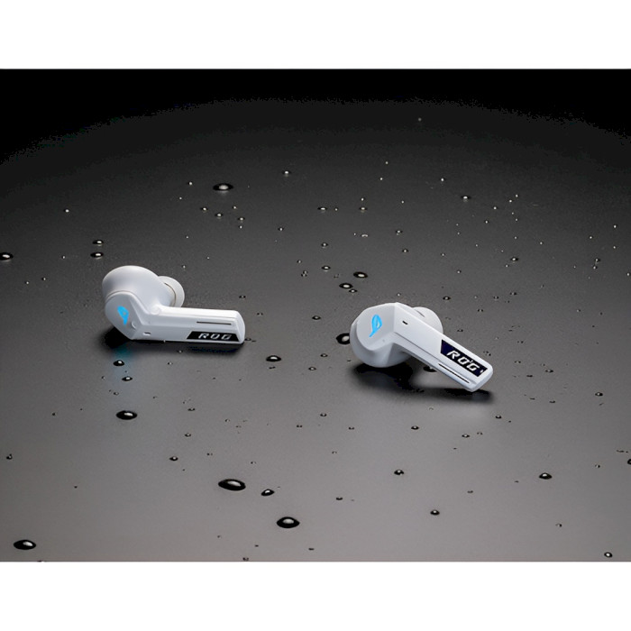Навушники геймерскі ASUS ROG Cetra True Wireless SpeedNova Moonlight White