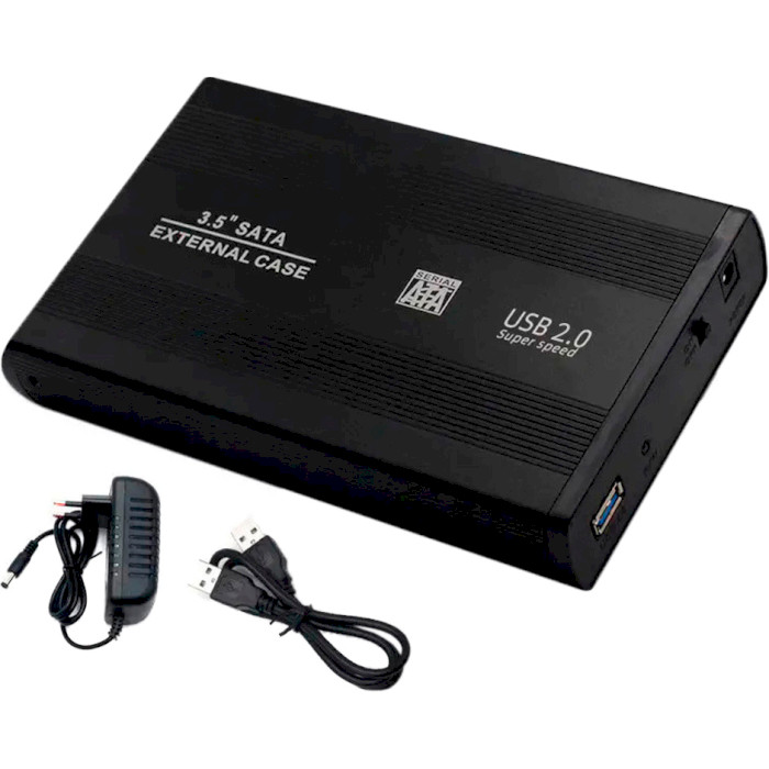 Карман внешний VOLTRONIC 3520SBL для HDD 3.5" to USB 2.0 Black
