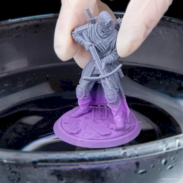 Фотополімерна гума для 3D принтера ELEGOO Thermochromic Resin, 1кг, Gray to Purple (50.103.0059)