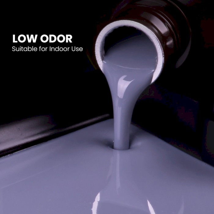 Фотополимерная резина для 3D принтера ELEGOO Water Washable Resin, 1кг, White (50.103.0008)