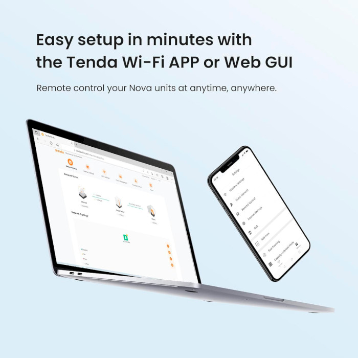 Wi-Fi Mesh система TENDA Nova MX3 2-pack