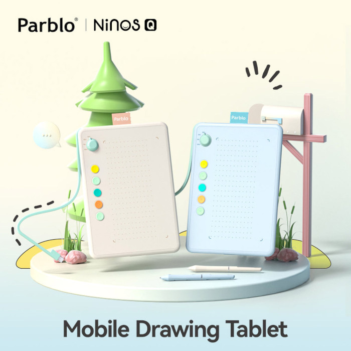 Графічний планшет PARBLO Ninos Q Cream White