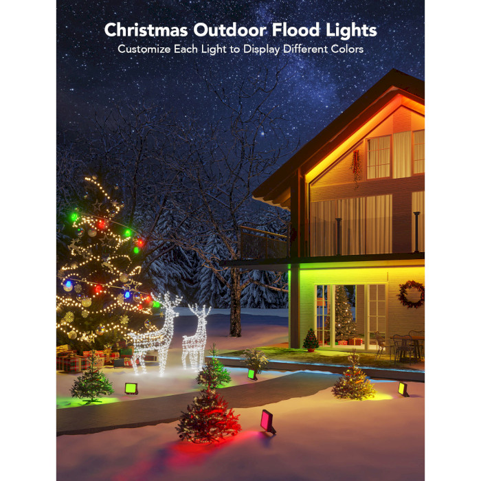 Набор GOVEE H7060 RGBICWW LED Smart Flood Lights (H7060311)