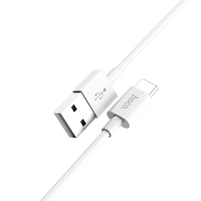 Кабель HOCO X23 Skilled USB-A to Type-C 1м White
