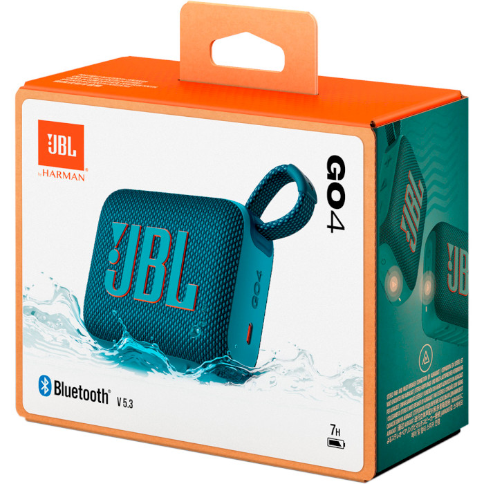 Портативна колонка JBL Go 4 Blue (JBLGO4BLU)