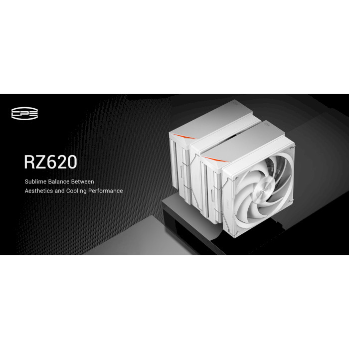 Кулер для процесора PCCOOLER RZ620 White (RZ620-WHNWNX-GL)