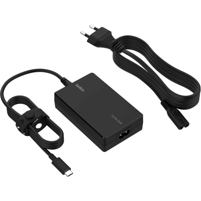 Блок питания BELKIN USB-C Core GaN Black 100W (INC016VFBK)