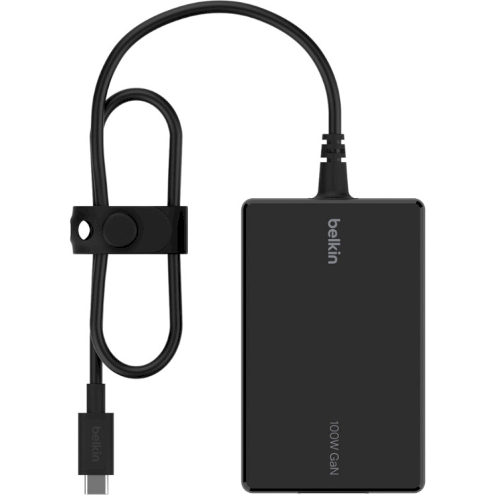 Блок живлення BELKIN USB-C Core GaN Black 100W (INC016VFBK)