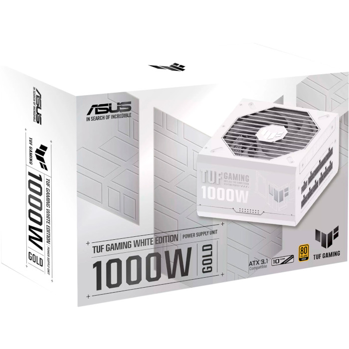 Блок питания 1000W ASUS TUF Gaming 1000G Gold White Edition (90YE00S5-B0NA00)